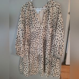 Vineyard Vines Leopard Tiered Dress
